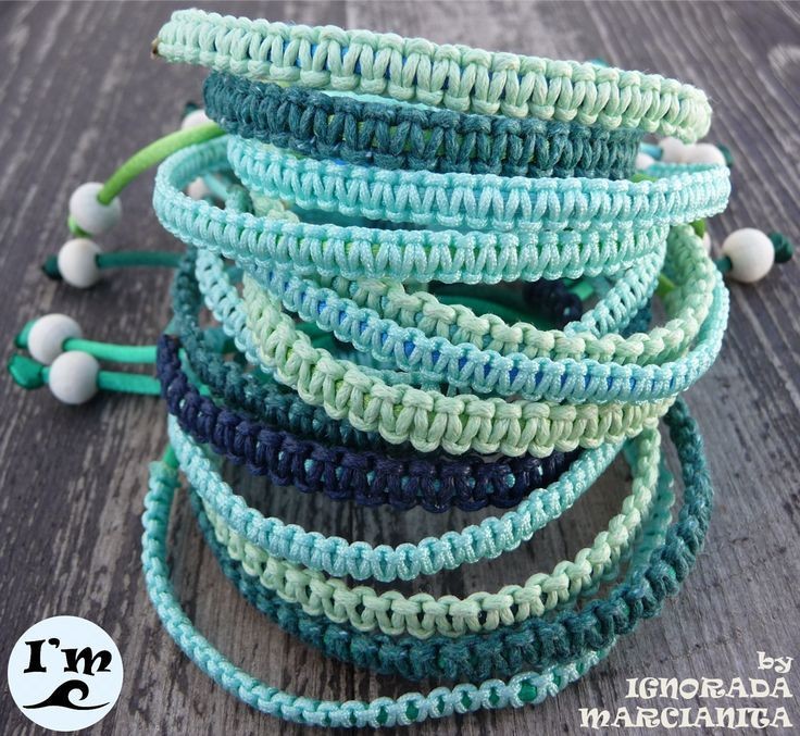 Pulseras de macramé 